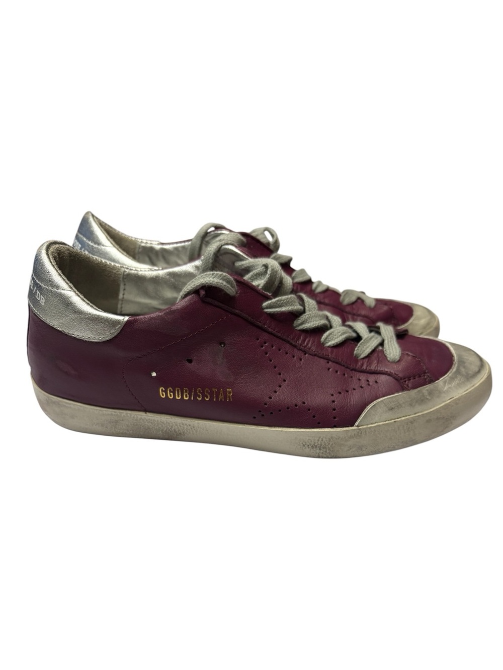 Golden Goose Superstar Napa Penstar Leather Sneakers Size 37